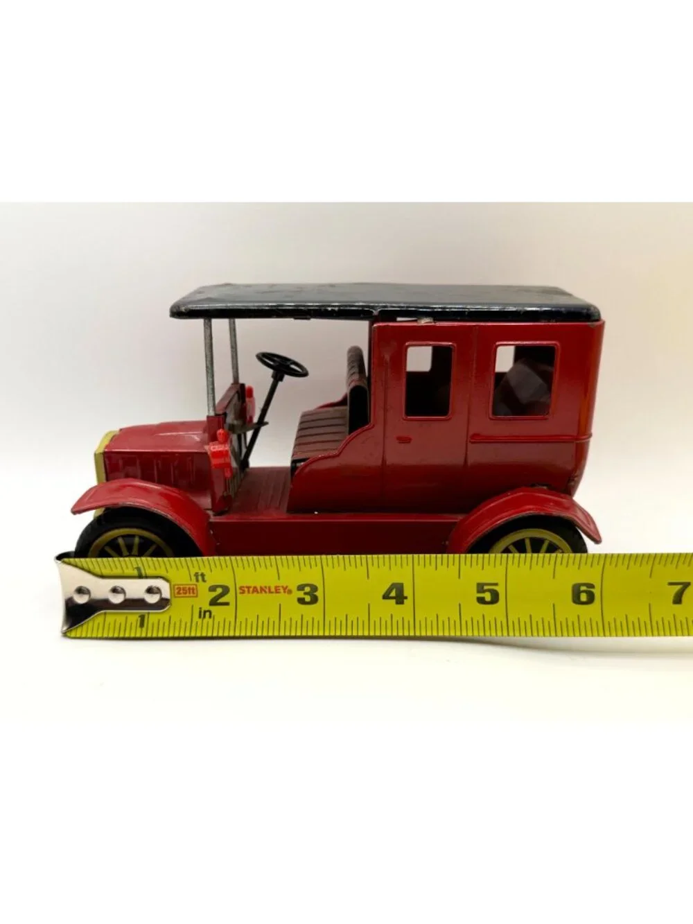 Vintage Bandai 1915 Ford Model T Tin Litho Friction Toy Car